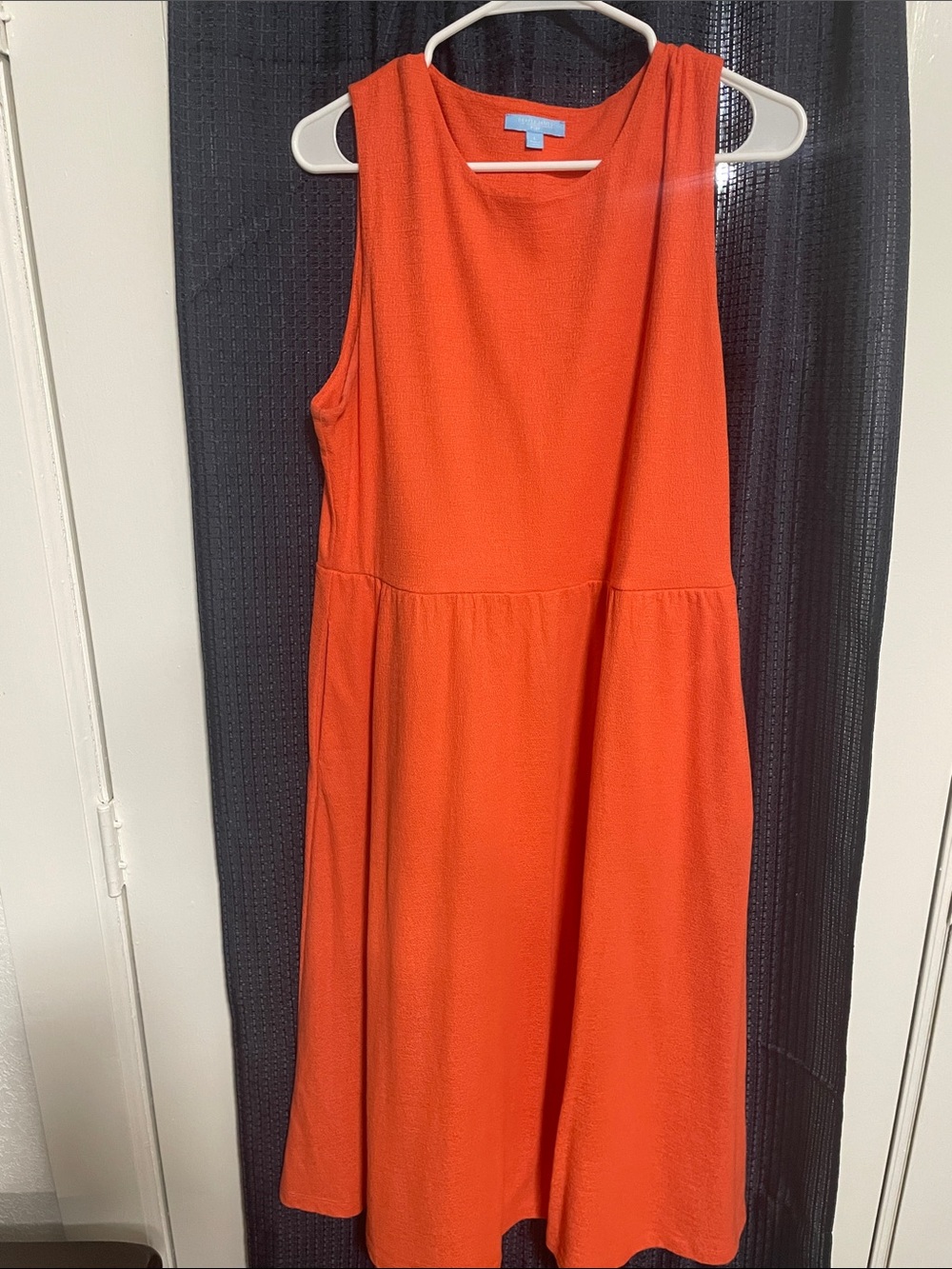 Draper James Orange Sleeveless Play Dress